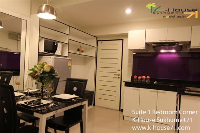 K-House Sukhumvit 71 Apartment near Suvarnabhumi Airport @Motorway, Phattanakan Road near BTS Prakanong station Sukhumvit 71 Road Tel.088-5245959